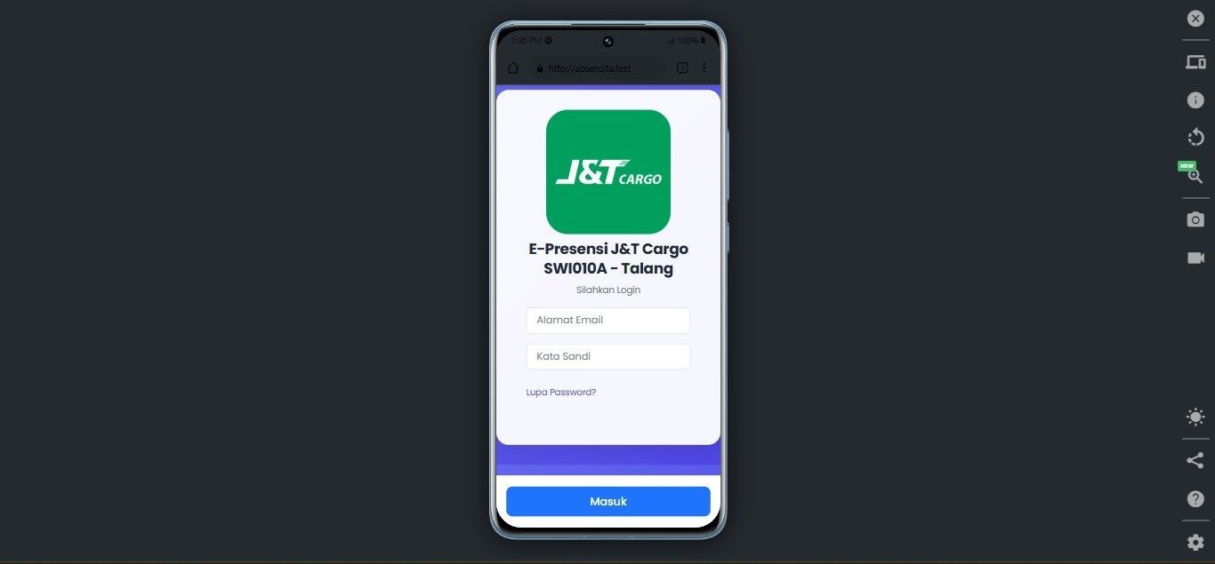 Proyek Sistem Absensi J&T Cargo
